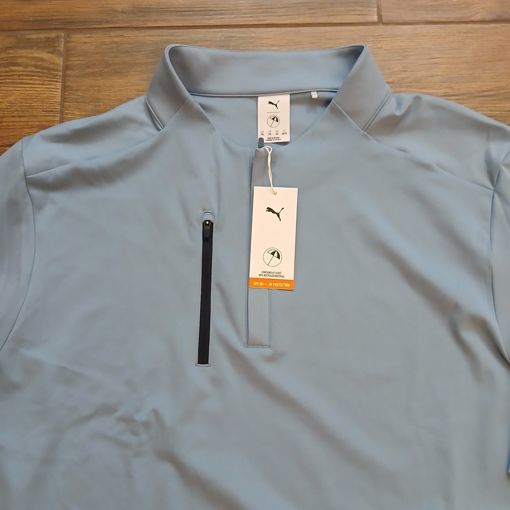 Puma x Arnold Palmer Cloudspun Pullover 3XL XXXL Blue Golf Tech Performance